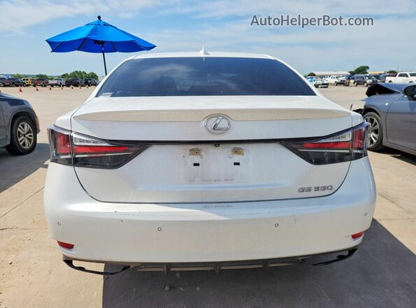 JTHBZ1BL2HA007869 2017 LEXUS GS White Rear view