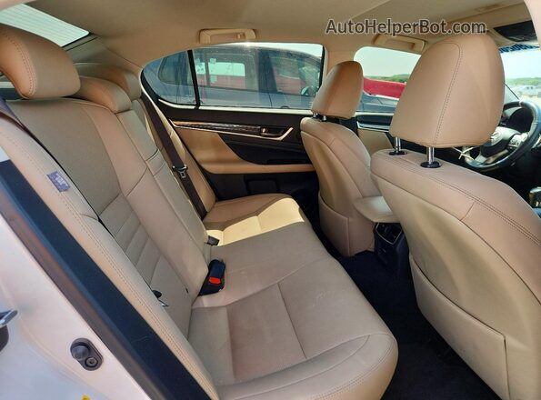 JTHBZ1BL2HA007869 2017 LEXUS GS White Rear seats view