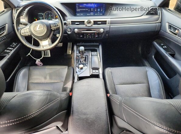 JTHBZ1BL2HA008293 2017 LEXUS GS Black წინა პანელის ხედი