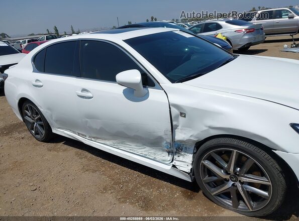 JTHBZ1BL6KA019031 2019 LEXUS GS 350 White Դիմացի տեսք