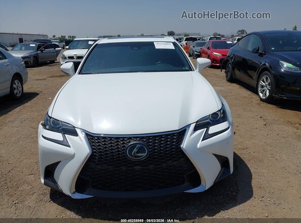 JTHBZ1BL6KA019031 2019 LEXUS GS 350 White Սարքավորումների վահանակի տեսք