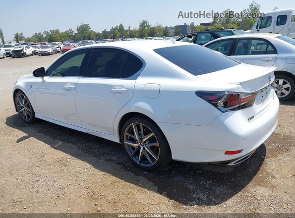 JTHBZ1BL6KA019031 2019 LEXUS GS 350 White Հետևի ձախ