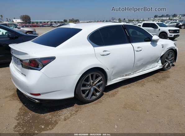 JTHBZ1BL6KA019031 2019 LEXUS GS 350 White Հետևի աջ