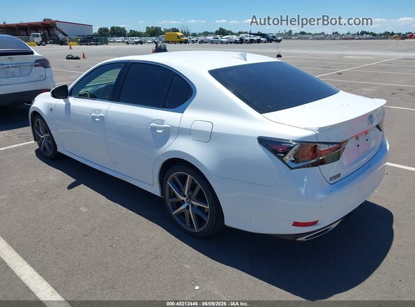 JTHBZ1BL7JA012877 2018 LEXUS GS 350 Белый Задняя левая четверть