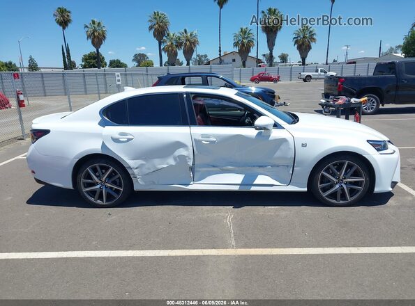 JTHBZ1BL7JA012877 2018 LEXUS GS 350 Белый Вид задней части салона