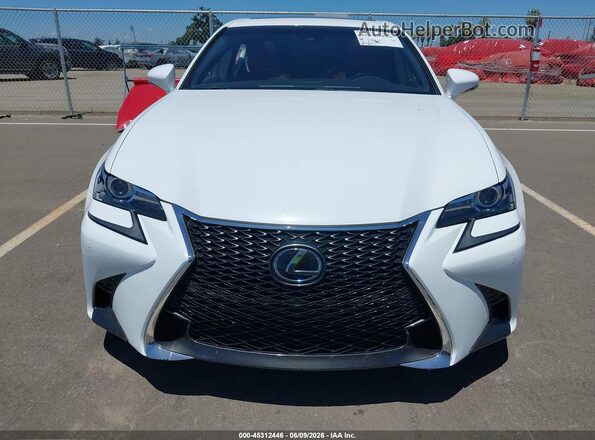 JTHBZ1BL7JA012877 2018 LEXUS GS 350 Белый Вид щитка приборов