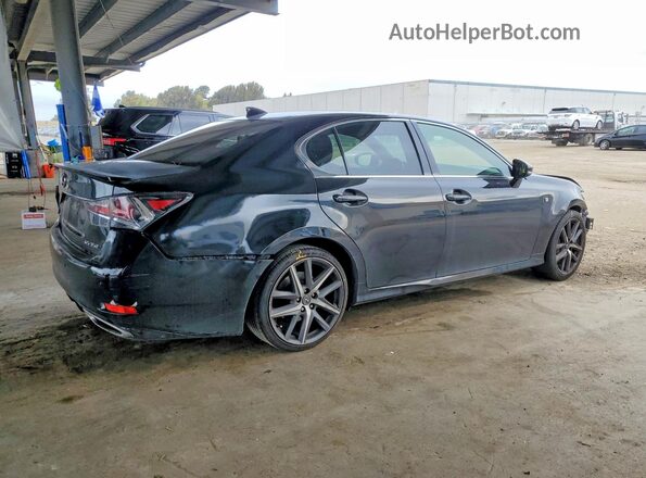 JTHBZ1BL7JA015617 2018 LEXUS GS Black Задня права чверть