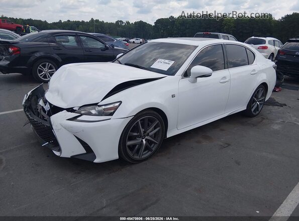 JTHBZ1BL8HA007987 2017 LEXUS GS 350 Белый Передняя левая четверть