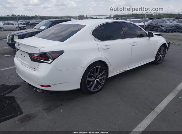 JTHBZ1BL8HA007987 2017 LEXUS GS 350 Белый Задняя правая четверть