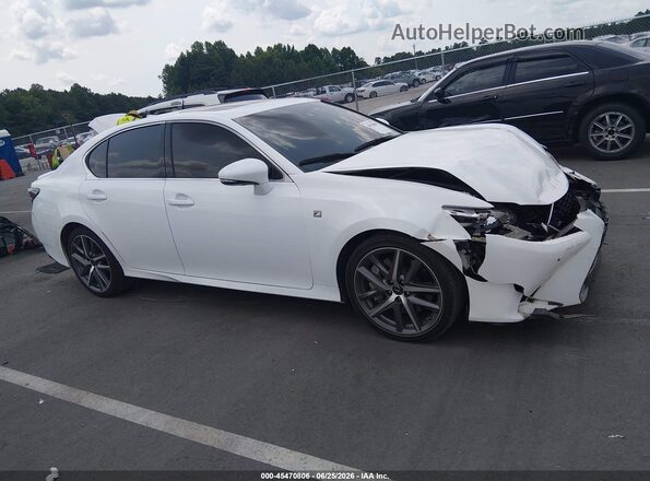 JTHBZ1BL8HA007987 2017 LEXUS GS 350 Белый Вид задней части салона