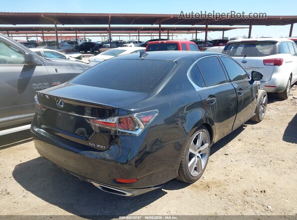 JTHBZ1BL8HA009688 2017 LEXUS GS 350 Black უკანა მარჯვენა