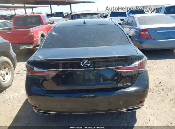 JTHBZ1BL8HA009688 2017 LEXUS GS 350 Black 