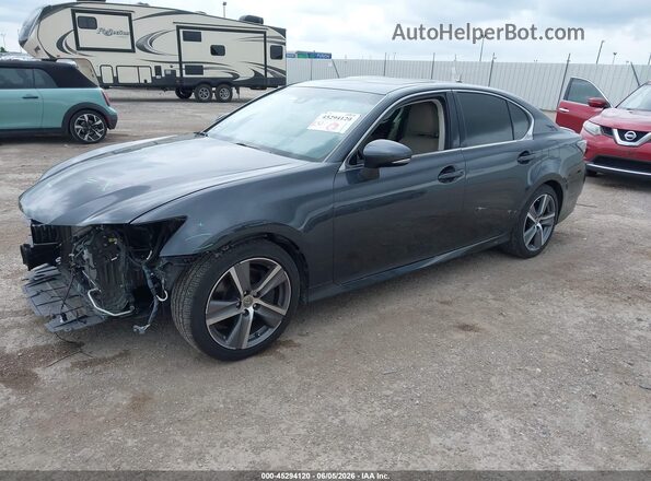 JTHBZ1BL8HA010811 2017 LEXUS GS 350 Черный Передняя левая четверть