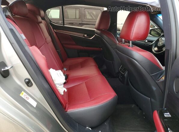 JTHBZ1BLXGA004071 2016 LEXUS GS Silver Հետևի նստատեղերի տեսք