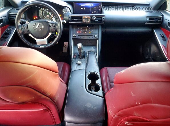JTHBZ1D23K5035216 2019 LEXUS IS White Առջևի վահանակի տեսք