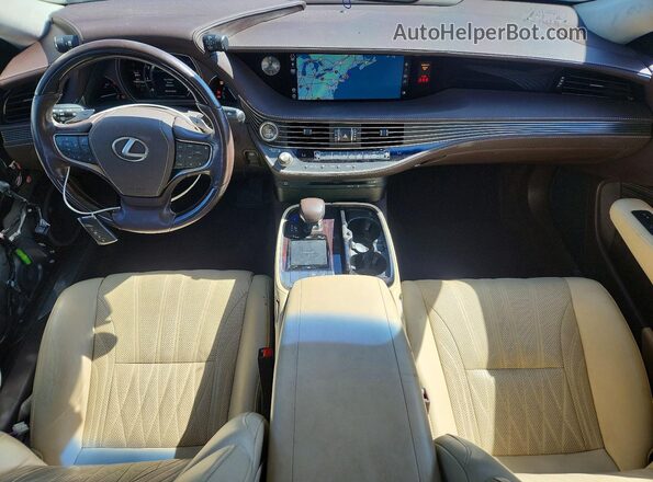 JTHC51FF9J5005281 2018 LEXUS LS Gray Вид панелі приладів