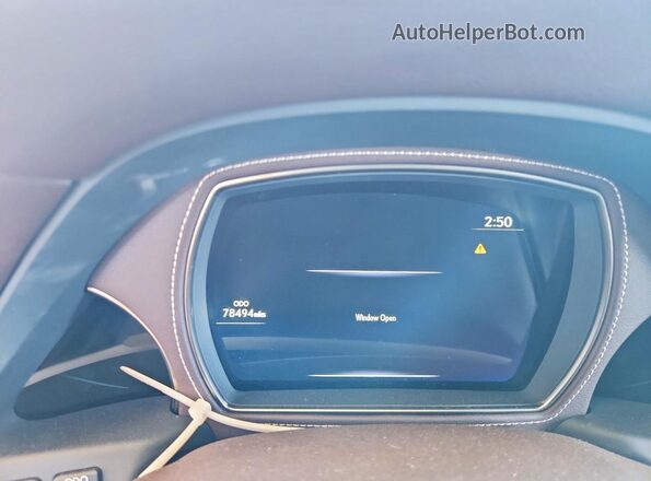 JTHC51FFXJ5001238 2018 LEXUS LS Blue Вид щитка приладів