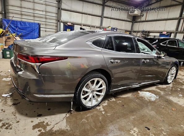 JTHC5LFF2J5000595 2018 LEXUS LS Gray 