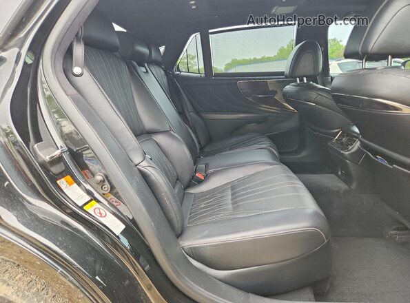 JTHC5LFF2J5001228 2018 LEXUS LS Black Հետևի նստատեղերի տեսք