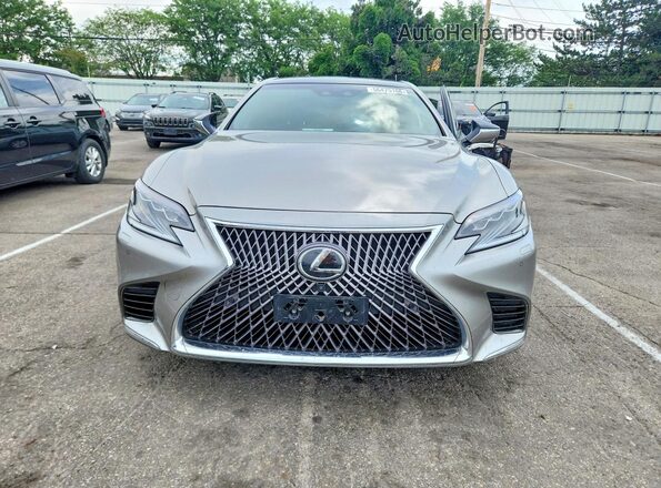 JTHC5LFF4J5002381 2018 LEXUS LS Silver წინა ხედი