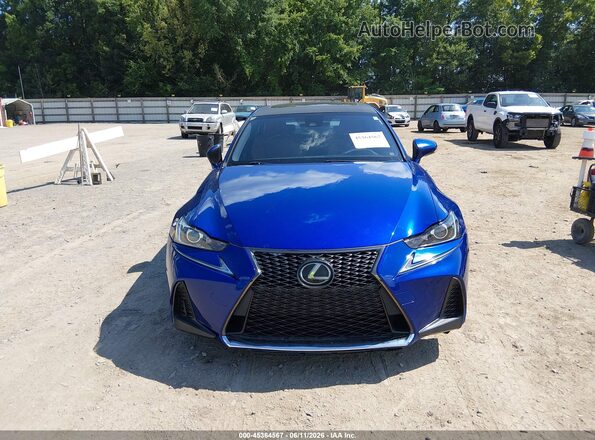 JTHC81D20J5029282 2018 LEXUS IS 300 Blue Դիմացի տեսք
