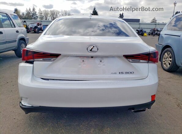 JTHC81D20K5033995 2019 LEXUS IS White Vista trasera