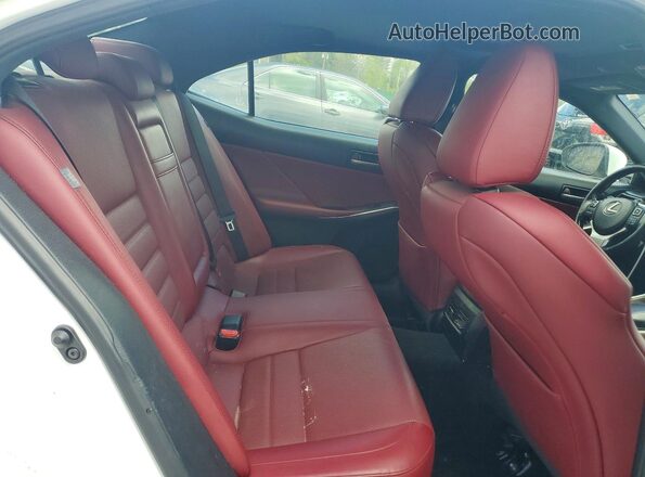 JTHC81D23K5038401 2019 LEXUS IS Белый Вид задних сидений