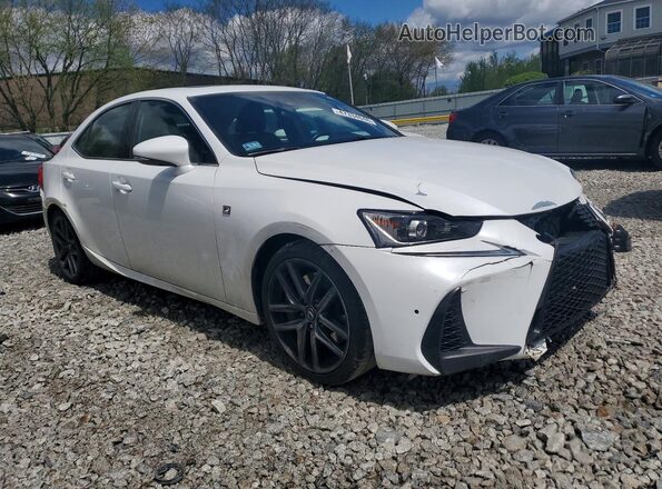 JTHC81D23K5038401 2019 LEXUS IS Белый Передняя правая четверть