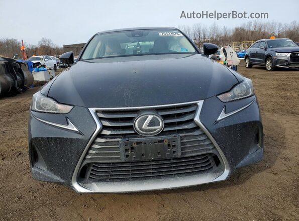 JTHC81D24J5025932 2018 LEXUS IS Black Widok z przodu