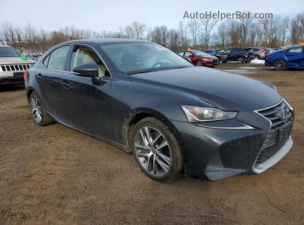 JTHC81D24J5025932 2018 LEXUS IS Black Przód prawy