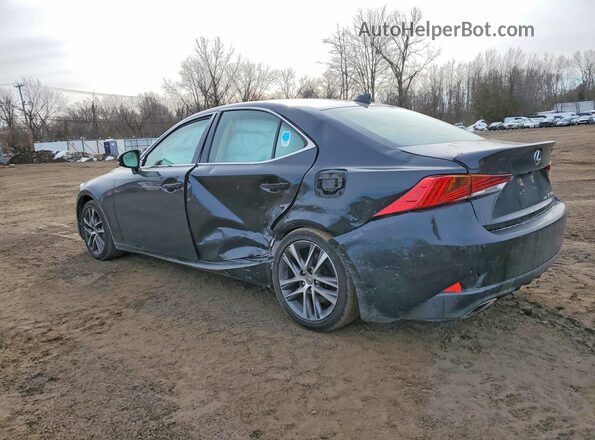 JTHC81D24J5025932 2018 LEXUS IS Black Tył lewy