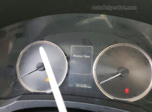 JTHC81D24J5025932 2018 LEXUS IS Black Widok zestawu wskaźników