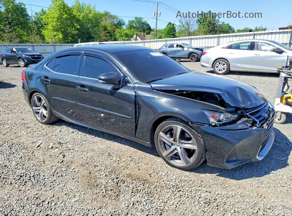 JTHC81D25J5030007 2018 LEXUS IS Black Передня права чверть