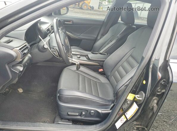 JTHC81D27K5034366 2019 LEXUS IS Black Front interior view