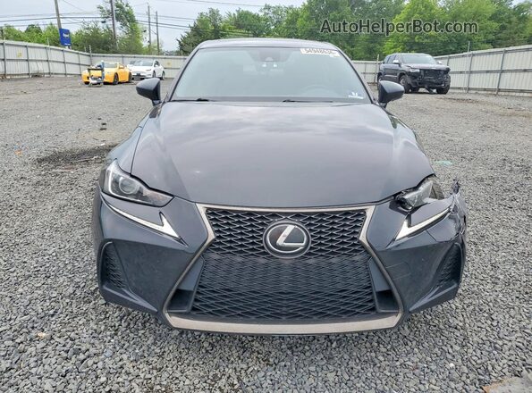 JTHC81D27K5034366 2019 LEXUS IS Black Front view