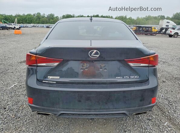 JTHC81D27K5034366 2019 LEXUS IS Black Rear view