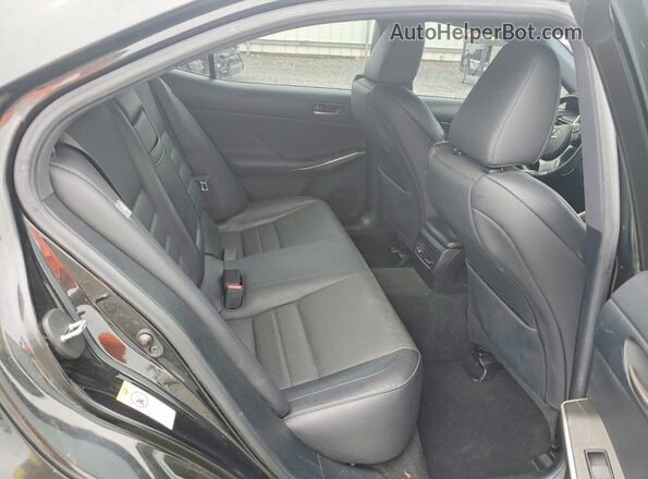 JTHC81D27K5034366 2019 LEXUS IS Black Rear seats view