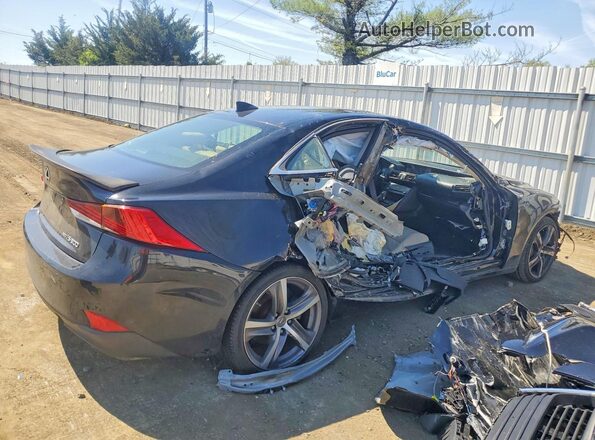 JTHC81D28J5033841 2018 LEXUS IS Black Задня права чверть