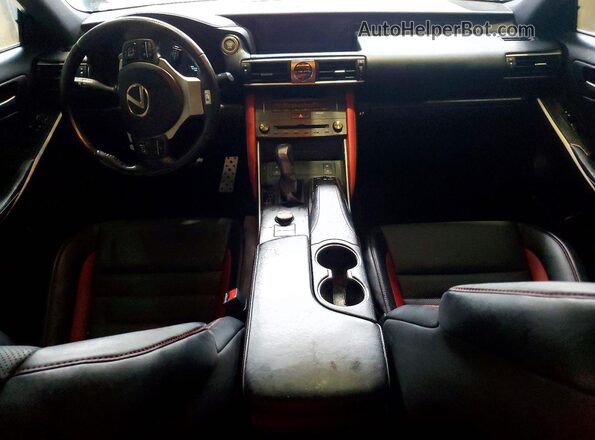 JTHC81D29K5038225 2019 LEXUS IS Black Առջևի վահանակի տեսք
