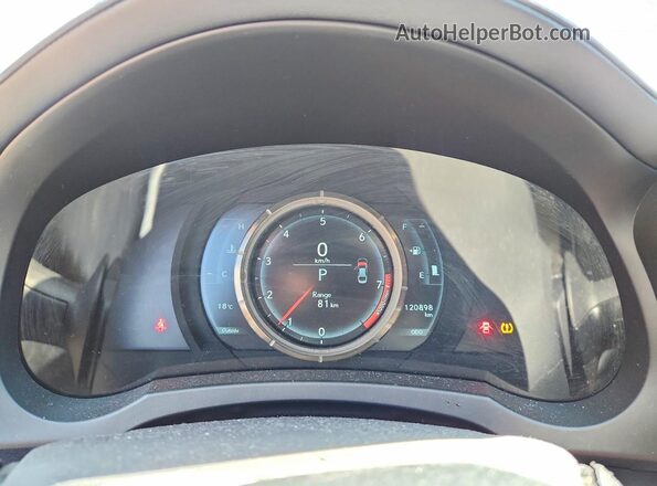 JTHC81D29K5039780 2019 LEXUS IS Black Instrument cluster view