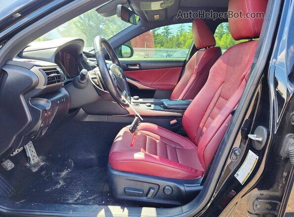 JTHC81D29K5039780 2019 LEXUS IS Black Front interior view