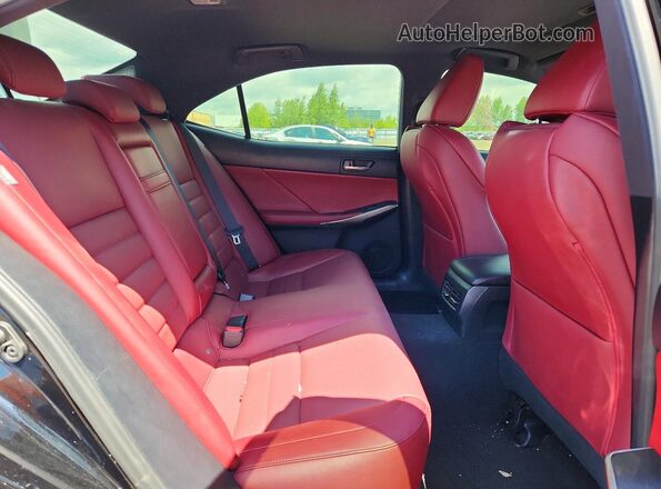 JTHC81D29K5039780 2019 LEXUS IS Black Rear seats view