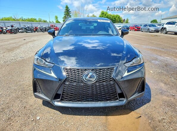 JTHC81D29K5039780 2019 LEXUS IS Black Front view