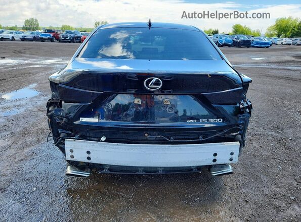 JTHC81D29K5039780 2019 LEXUS IS Black Rear view
