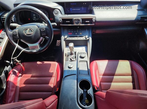 JTHC81D29K5039780 2019 LEXUS IS Black Dashboard view