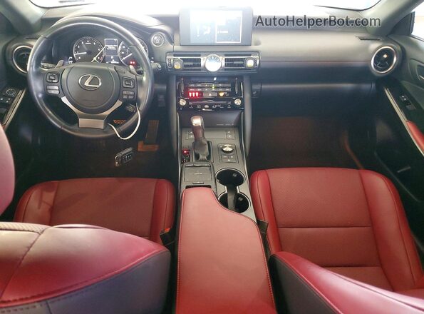 JTHC81F20N5048594 2022 LEXUS IS White წინა პანელის ხედი
