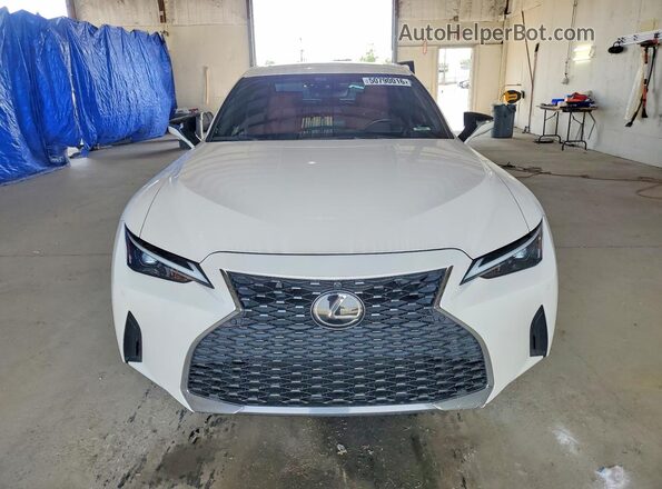 JTHC81F20N5048594 2022 LEXUS IS White წინა ხედი