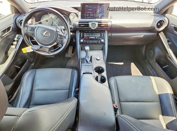 JTHC81F26M5043561 2021 LEXUS IS Gray წინა პანელის ხედი