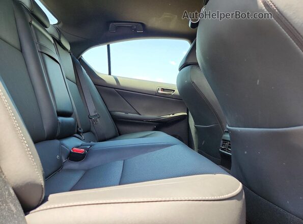 JTHC81F26M5043561 2021 LEXUS IS Gray უკანა სავარძლების ხედი