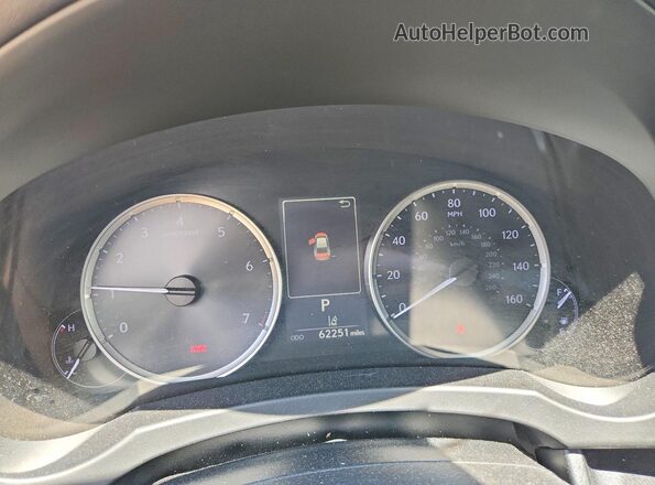 JTHC81F26M5043561 2021 LEXUS IS Gray ხელსაწყოთა პანელის ხედი